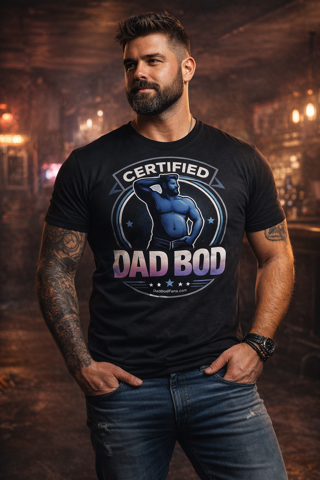 Certified Dad Bod Premium Tee